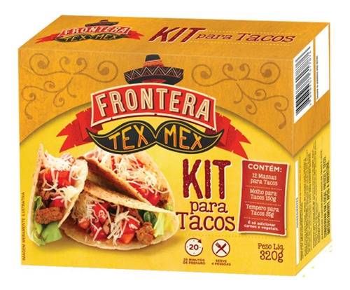 Imagem 1 de 2 de Kit P/ Tacos Frontera 320g
