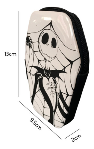 Monedero Jack Skellington Ataúd Blanco