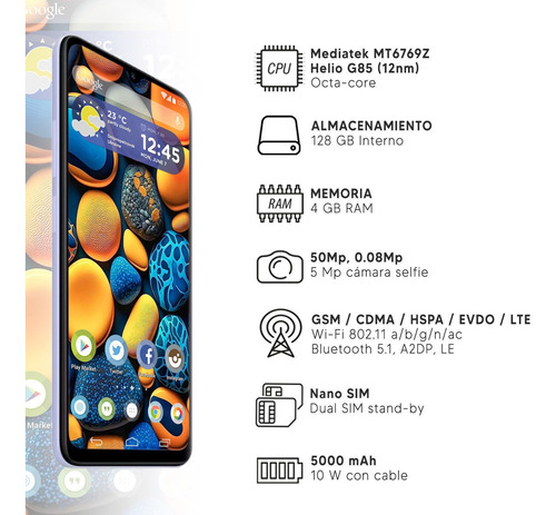 Celular Xiaomi Redmi 12c Ips 6,7'' 4/128 2023 + Regalo Dimm
