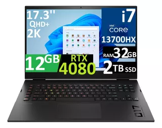 Hp Omen 17 240hz 2k Ci7-13700hx 32gb 2tb Ssd, Rtx4080 12gb