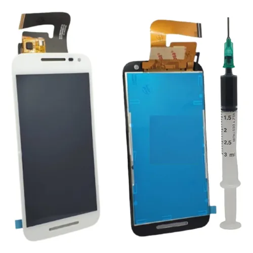 Tela Display Frontal Lcd Compativel Com Moto G3 + Cola 15ml Menor preço em Tela Display Frontal Lcd Compativel Com Moto G3 + Cola 15ml