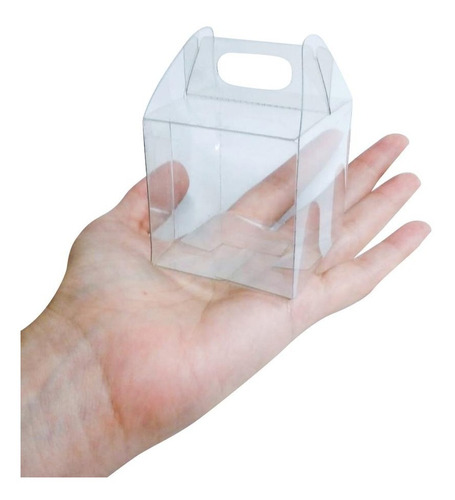 Imagen 3 de 5 de 40 Caja Transparente Para Recuerdo 5cm, Cajita Cubo Acetato