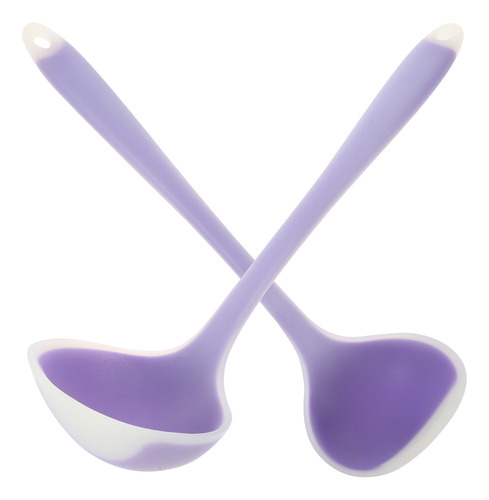 Cuchara De Silicona Para Sopa, 2 Unidades