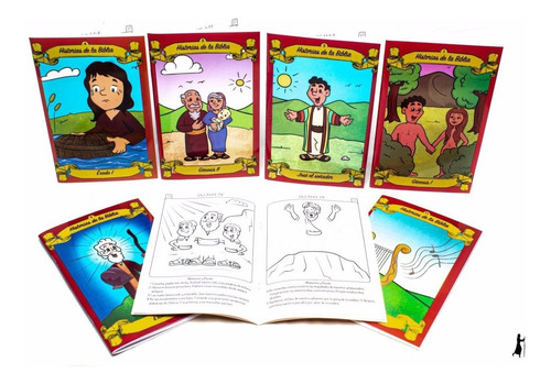 Pack 8 Libros Para Niños De Actividad Cristiana