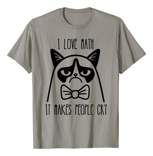 Camisa Divertida De Gato: Me Encantan Las Matemáticas, Hace 