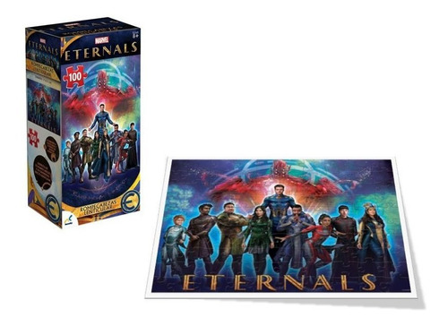 Rompecabezas 3d Marvel Los Eternals 100 Piezas Novelty