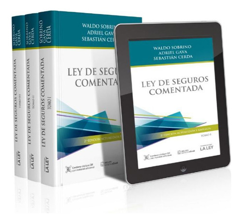 Ley De Seguros Comentada 3 Ts 2ª Edicion 2023: Actualizada Y Ampliada, De Sobrino Waldo. Editorial La Ley, Tapa Blanda, Edición 2 En Español, 2023