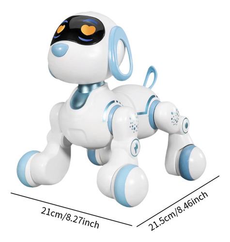 Rc Robot Puppy Elétrico Mecânico Cachorro Hora De Dormir