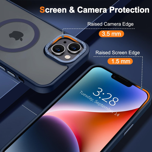 Case Hython Para iPhone 14 Plus Cajas De Teléfono Mate 67
