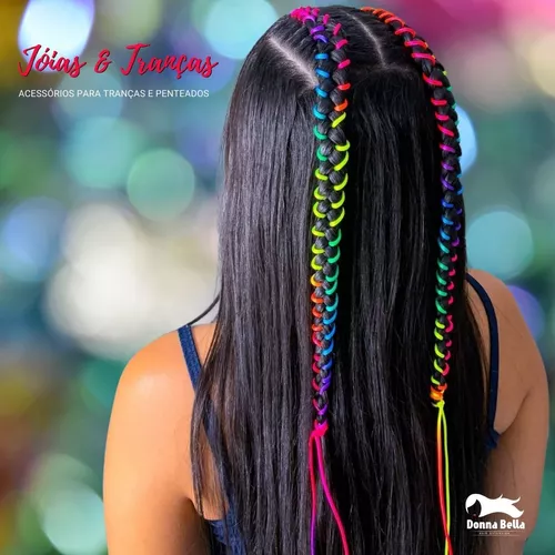 Kit Trancista Enfeites E Acessórios Tranças Nagô Box Braids