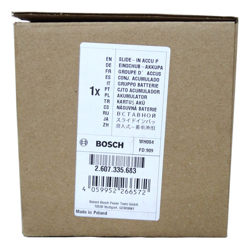 Bateria 12v Para Parafusadeira 2,6ah Original Bosch