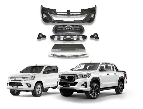 Imagen 3 de 7 de Body Kit De Conversión Para Hilux Revo 2016 A Rocco 2022