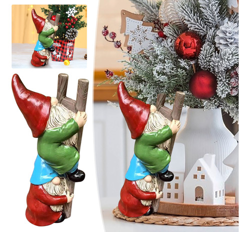 Ornamento En U Para Subir Escaleras Con Forma De Enano Barbu