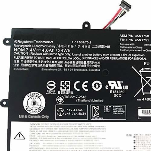 Dentsing 45n1750 Bateria Yoga 11e Para Lenovo Thinkpad Yoga