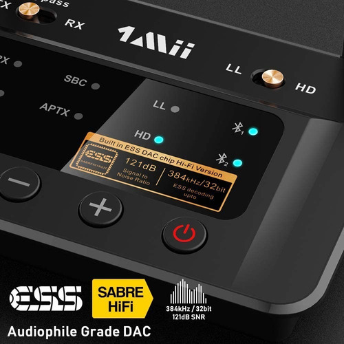 Receptor Transmisor Bluetooth 5 Audio Hd Bypass 1mii B03pro