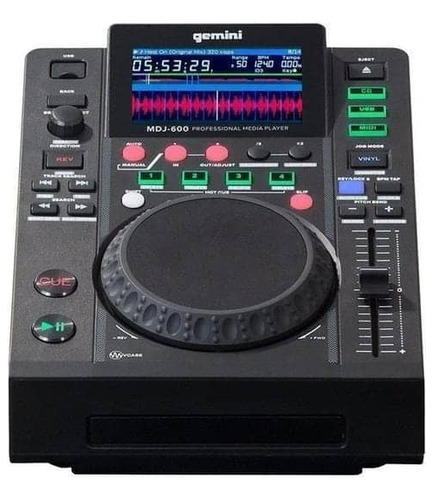 Gemini Sound Mdj-600 Controlador Dj Pro Multimedia Usb Cd