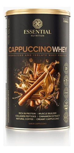 Cappuccino Whey Isolado E Hidrolisado 450g - Essential