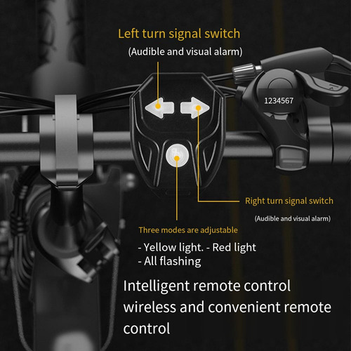 Nuevo Juego De Luces Inteligentes Para Bicicleta, Recargable