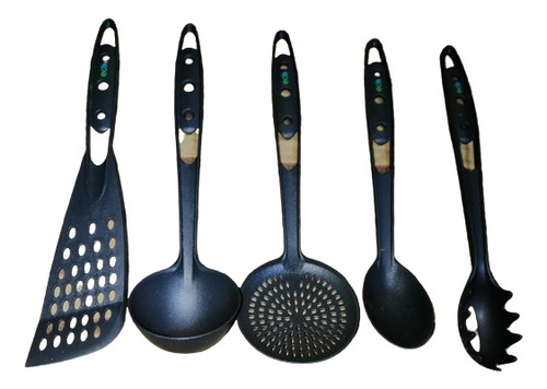 Set De 05 Utensilios De Cocina, Marca Eco