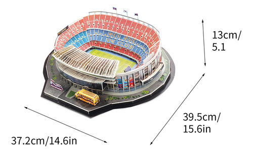 Puzzle 3d En V Para Sedes De Clubes De Fútbol, Modelo De Rom