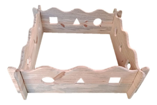 Pelotero De Madera 80x80x30