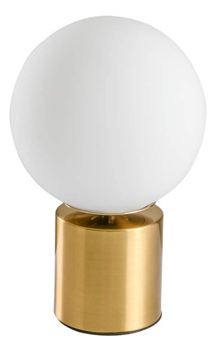 Lámpara De Mesa Sottae Modern Gold Globe Vintage Mid Century