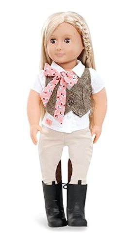 Doll By Battat- Leah 18  Regular Non-posable Equestrian...