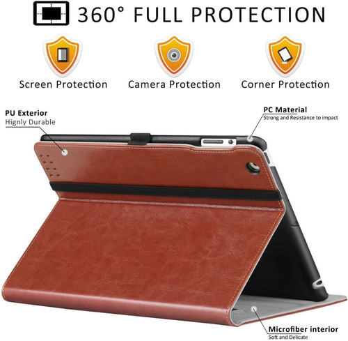 Estuche Para iPad 2 3 Y 4 En Piel Sintetica Marca Ztotop