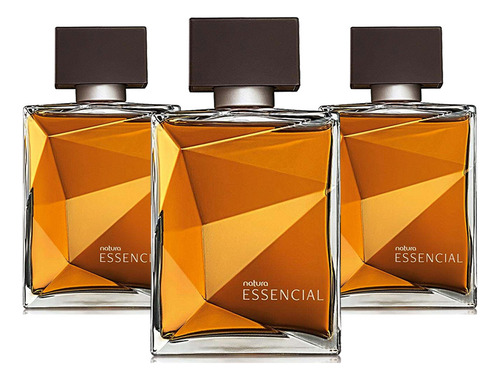 3 Perfume Natura Essencial Masculino Deo Parfum Clássico Tradicional De 100ml Volume Da Unidade 100 Ml