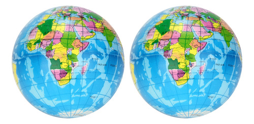 Bola Blanda Y Sólida De 6,3 Cm Con Forma De Mapa, Bola De Ve