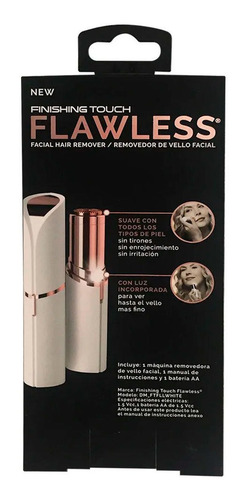 Depiladora Facial Baterías Blanco Flawless Finishing Touch