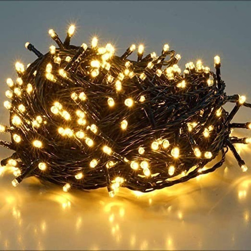 Luces Navideñas Para Ventanas 100 Led Lineal (calido)