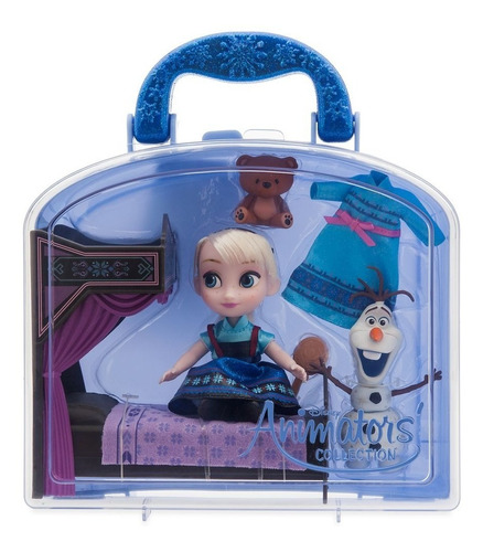 Figura Elsa Mini Doll Playset Disney Animators Collection 