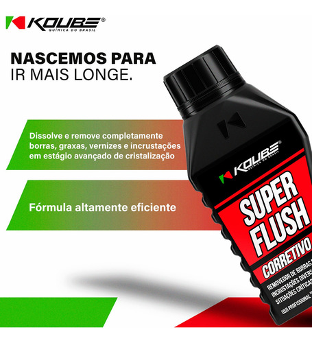 Kit Motor Flush Corretivo 500 Ml (2 Unidades)