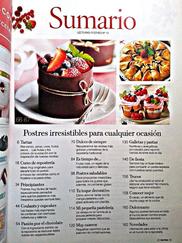 Postres Revista Lecturas Números 11 Y 12 (Usado)