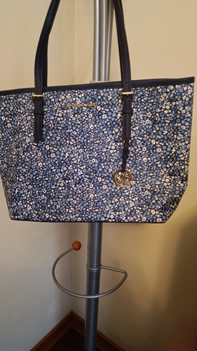 Cartera Michael Kors Original Azul Mediana 