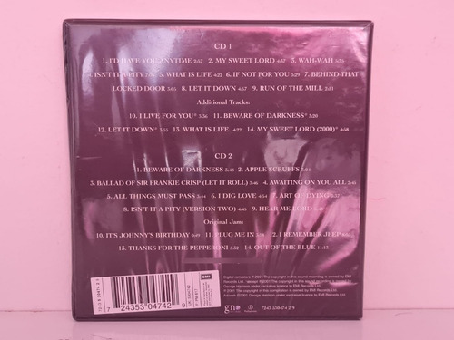 Cd Duplo George Harrison - All Things Must Pass ( Lacrado)