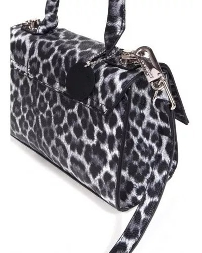Imagen 2 de 9 de Mini Bag Bandolera Mujer Juanita Jo Soli 11090 Gris Print