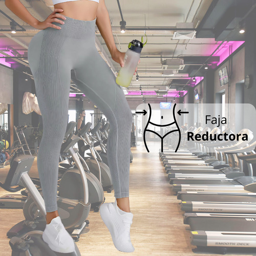 Deportiva Calza Levanta Cola Larga Sin Costura Anticelulitis