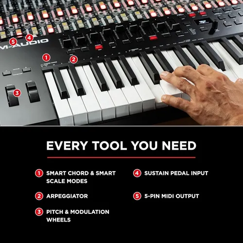 M-audio Oxygen Pro 61 - Controlador De Teclado Midi Usb