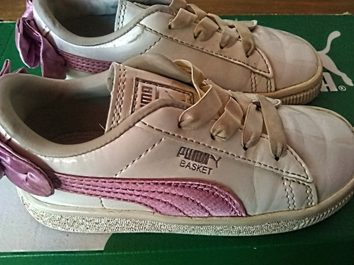 Zapatillas Puma Basket Nena Talle 26