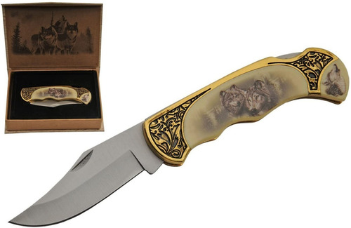 Cuchillo Plegable Con Caja De Regalo