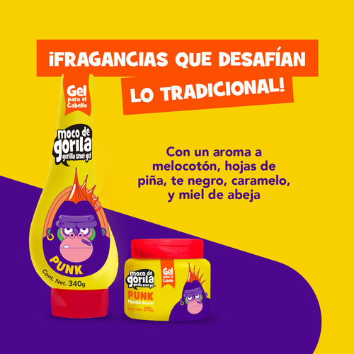 Gel Cabello Moco De Gorila Punk