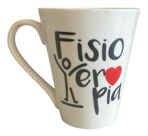 Caneca Porcelana Personalizada Profissões Curso Fisioterapia