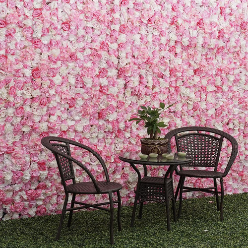 6 Unidades De Parede De Flor Artificial Para Casamento E