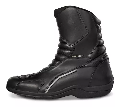 Bota Motociclista Hombre Speed Protector Workland 006 Negro