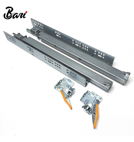 Corredera De Montaje Oculto Con Push Open 35 Cm Marca Bari