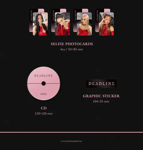 L Blackpink - Deadline - Versão A Elegir Black Full | MercadoLivre