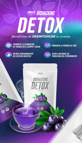 Evo Health Té Detox Herbal Adelgazar 3 Saquitos Biohacking3s