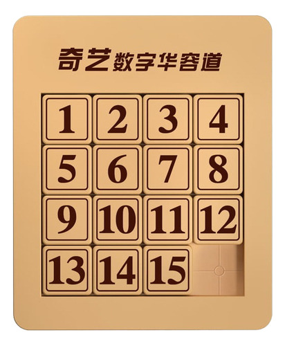 Rompecabezas Number Sliding Klotski 4x4 Magnético Qiyi